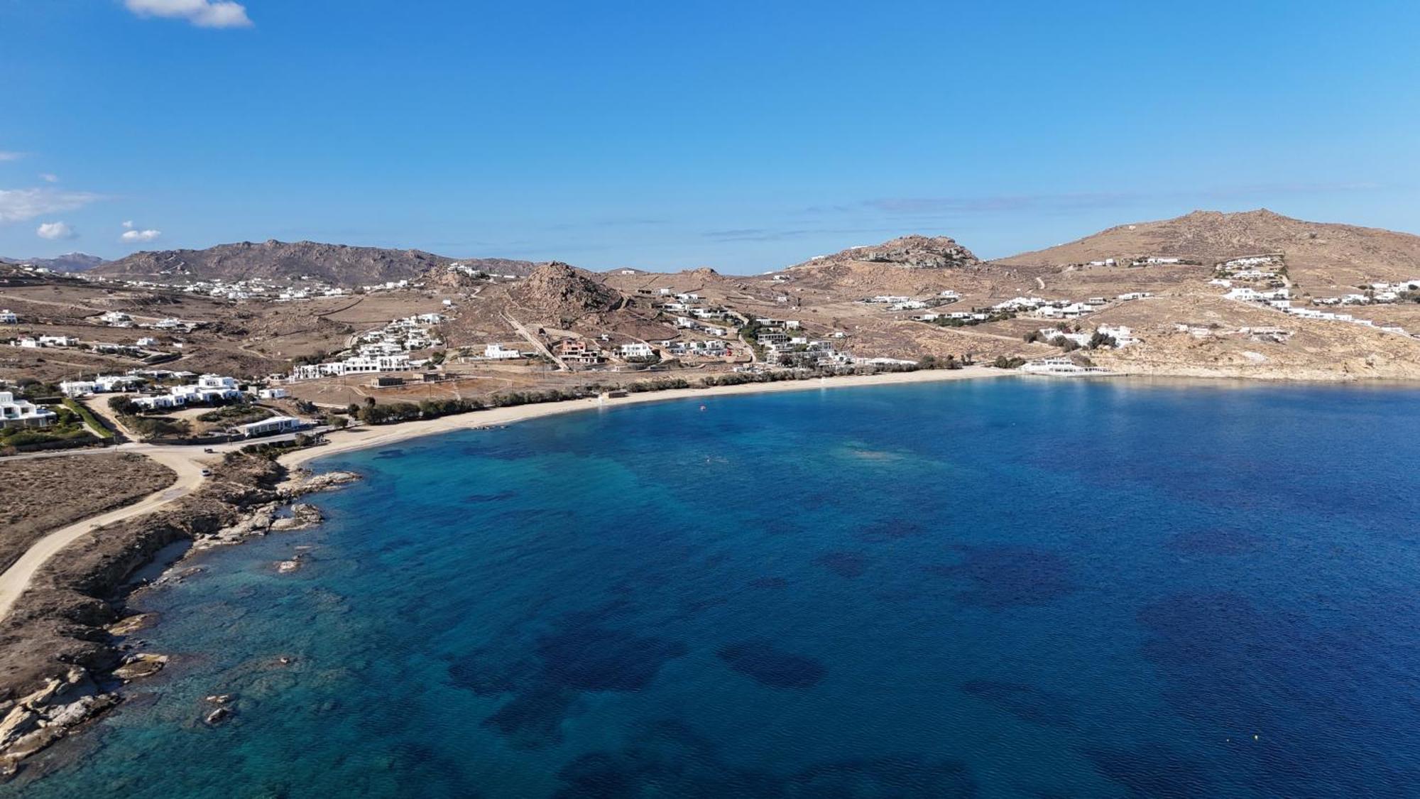 Blue Eye Grand Villa Mykonos Kalafáti Kültér fotó
