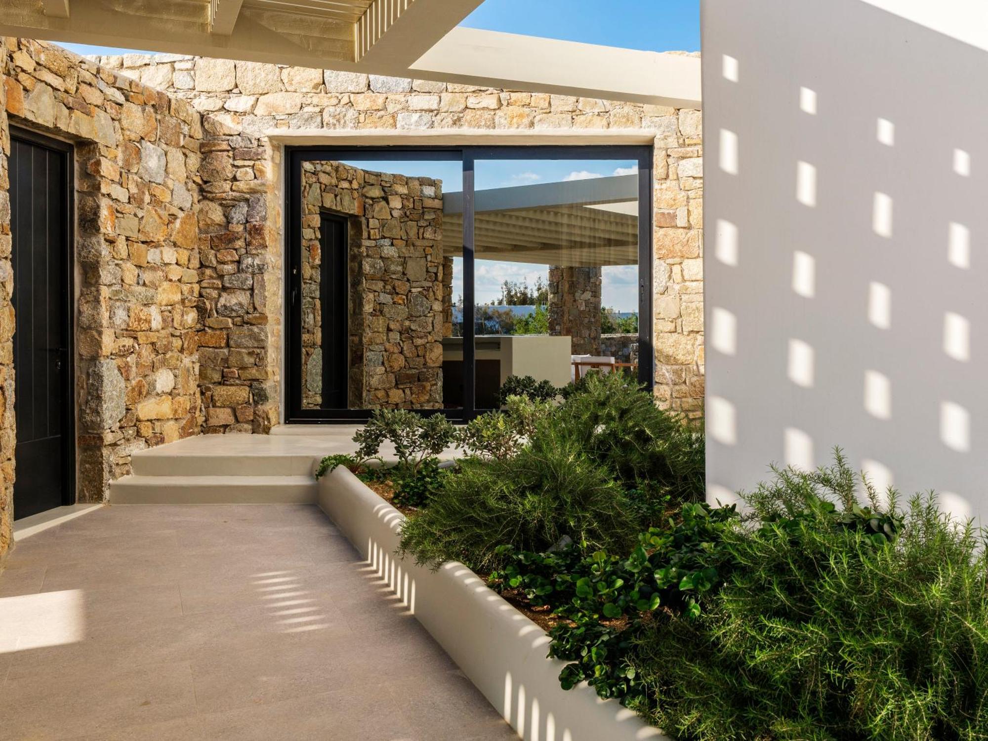 Blue Eye Grand Villa Mykonos Kalafáti Kültér fotó